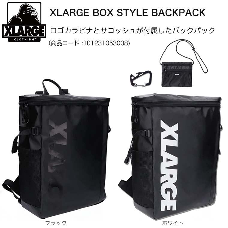 エクストララージ リュック ボックス バックパック XLARGE BOX STYLE BACKPACK ストリート 通学 中学生 高校生 大容量 メンズ 男子 黒 101231053008｜kalulu｜02