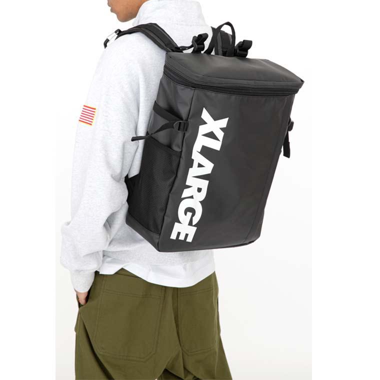 エクストララージ リュック ボックス バックパック XLARGE BOX STYLE BACKPACK ストリート 通学 中学生 高校生 大容量 メンズ 男子 黒 101231053008｜kalulu｜05