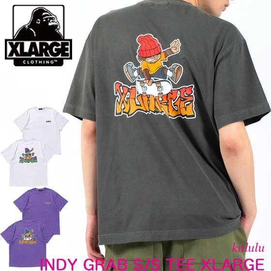 XLARGE（エクストラ ラージ） Tシャツ XLARGE INDY GRAB S/S TEE 半袖