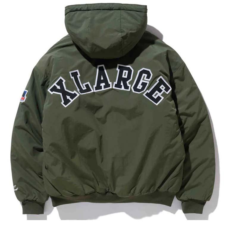 XLARGE エクストララージ ジャケット NYLON PUFFER JACKET ナイロン 長袖 フード アウター  ブランド ブルゾン ジャンパー メンズ 101233021006｜kalulu｜13