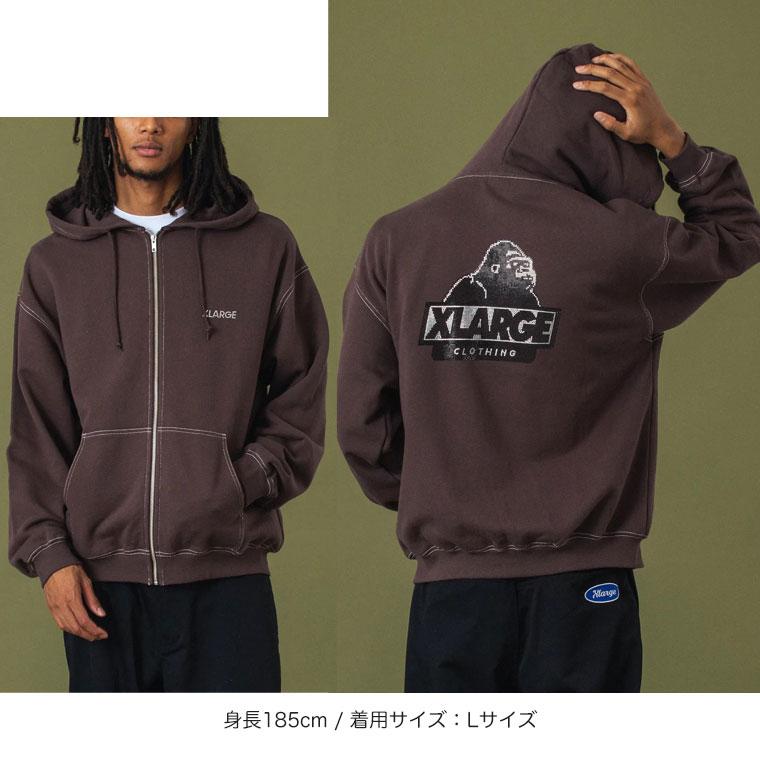 XLARGE（エクストラ ラージ） パーカー RHINESTONE OG ZIP HOODED
