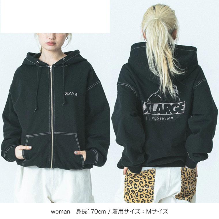 XLARGE（エクストラ ラージ） パーカー RHINESTONE OG ZIP HOODED