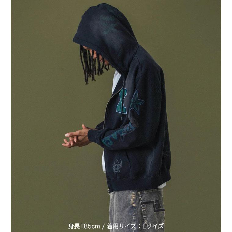 XLARGE（エクストラ ラージ） パーカー MULTI LOGO ZIP UP HOODED