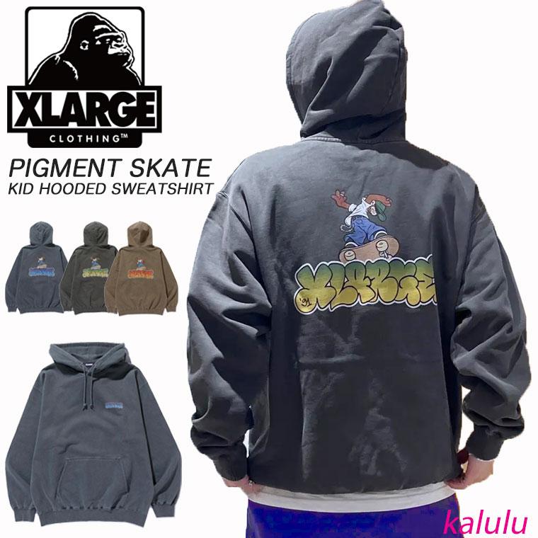 XLARGE（エクストラ ラージ） パーカー PIGMENT SKATE KID HOODED