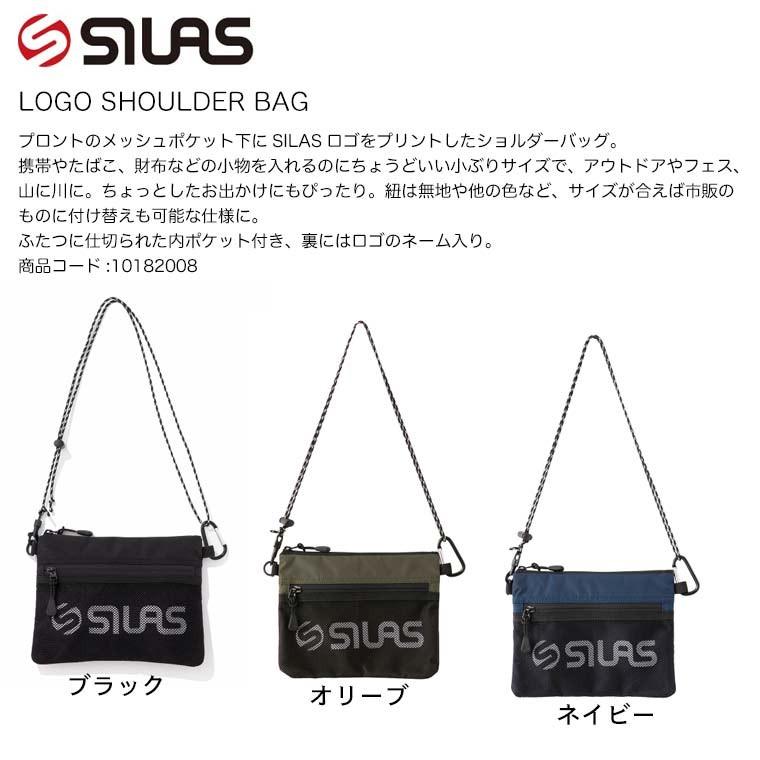 SILAS サイラス ショルダーバッグ サコッシュ【LOGO SHOULDER BAG】メンズ 10182008｜kalulu｜02