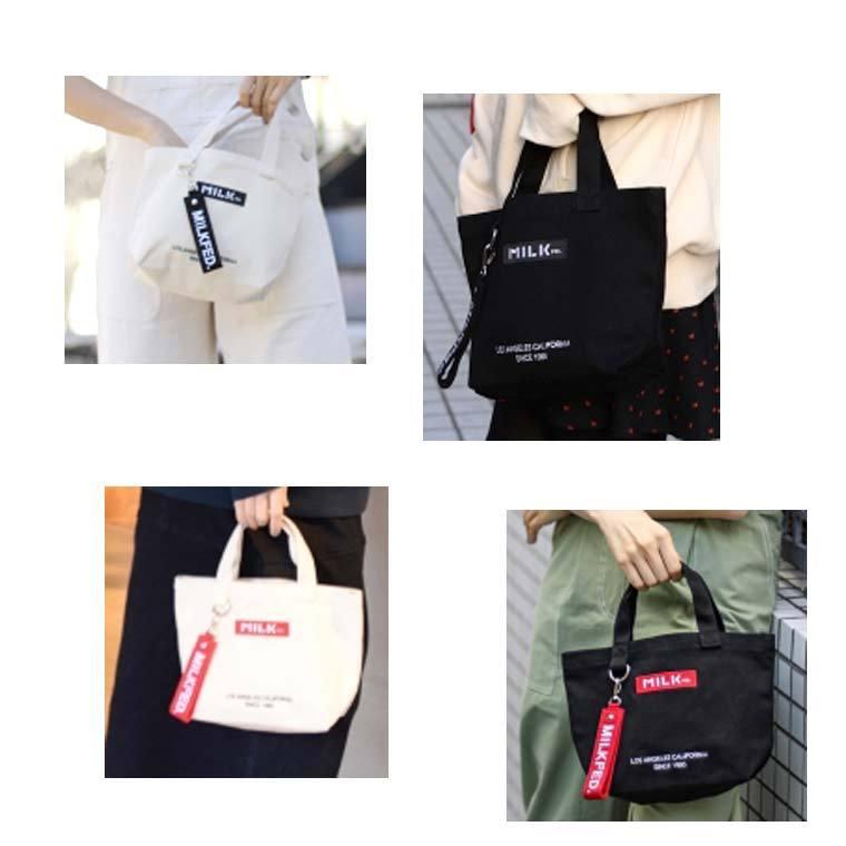 MILKFED.（ミルクフェド） トートバッグ BAR AND UNDER LOGO LUNCH