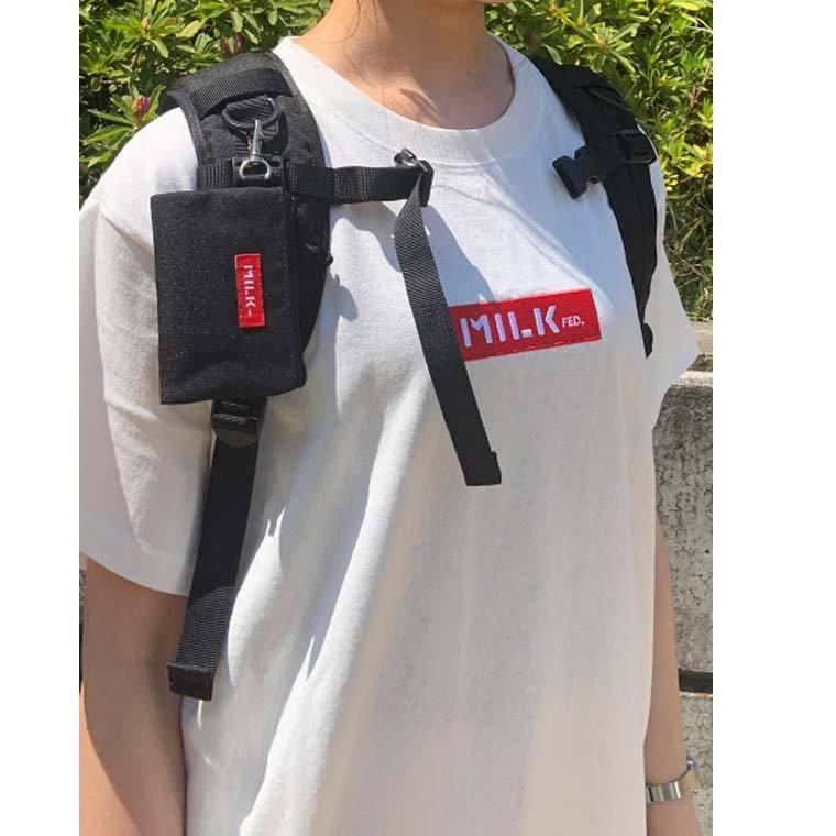 (選べるノベルティあり)ミルクフェド リュック W ZIP BACKPACK MILKFED バックパック 大容量 通学 女子 黒 103202053019｜kalulu｜11