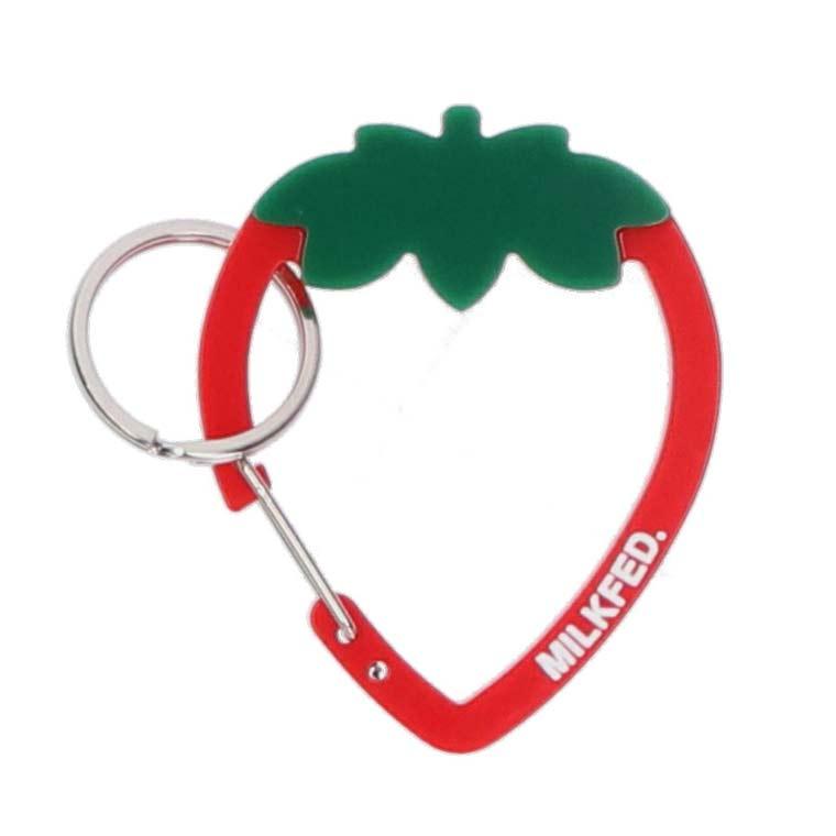 MILKFED.（ミルクフェド） カラビナ STRAWBERRY CARABINER MILKFED
