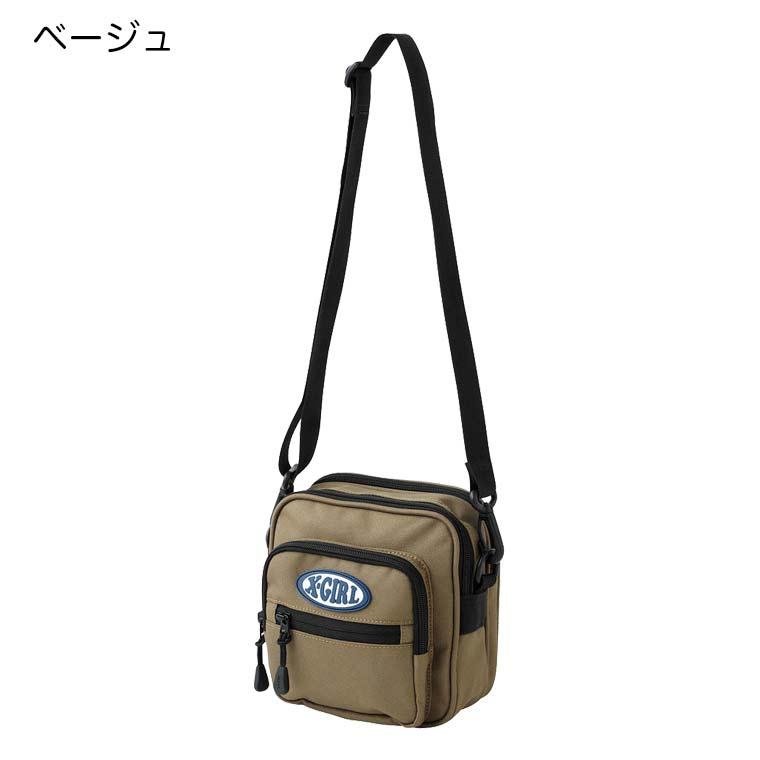 エックスガール ショルダーバッグ OVAL LOGO SHOULDER BAG X-girl ストリート 大人 軽量 小さめ ボディバッグ アウトドア 105212053020｜kalulu｜14