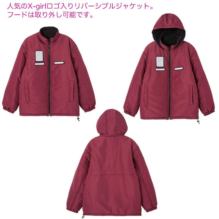 X-girl エックスガール リバーシブルジャケット【FACE PATCH X-girl エックスガール リバーシブルジャケット【FACE PATCH