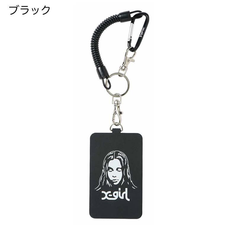 X-girl（エックスガール） パスケース FACE RUBBER PASS CASE ICカード
