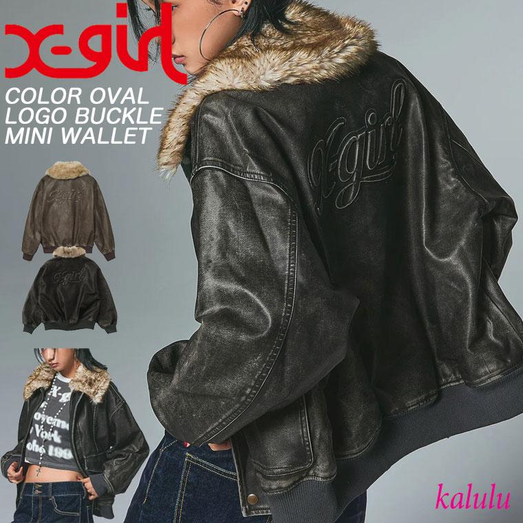 カールソン X-girl（エックスガール） ジャケット EMBOSSED LOGO PATCH DISTRESSED