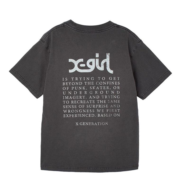 X-girl - X-girl Tシャツ X-girl（エックスガール） X-girl Tシャツ FADED FACE S/S TEE 半袖