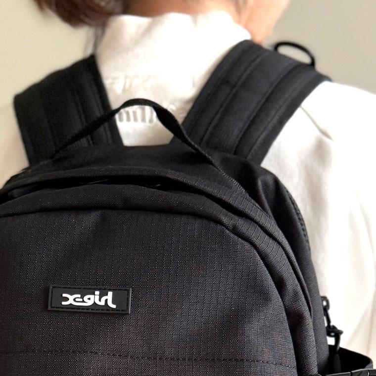 X-girl（エックスガール） リュック FACE LABEL ADVENTURE BACKPACK