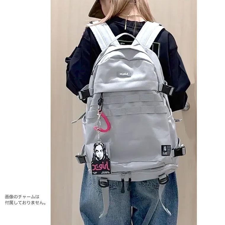 X-girl（エックスガール） リュック FACE LABEL ADVENTURE BACKPACK