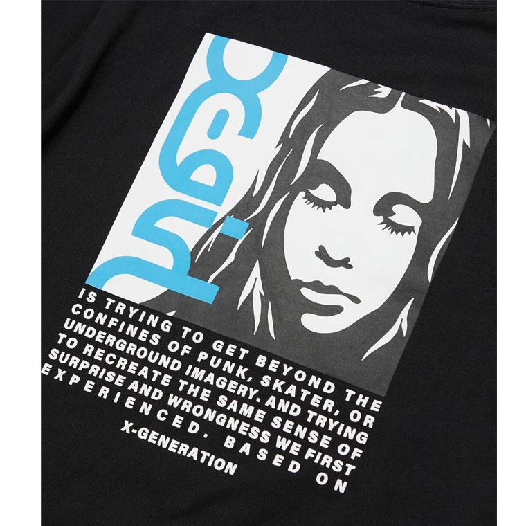 X-girl（エックスガール） X-girl Tシャツ SIDE LOGO FACE LABEL S/S