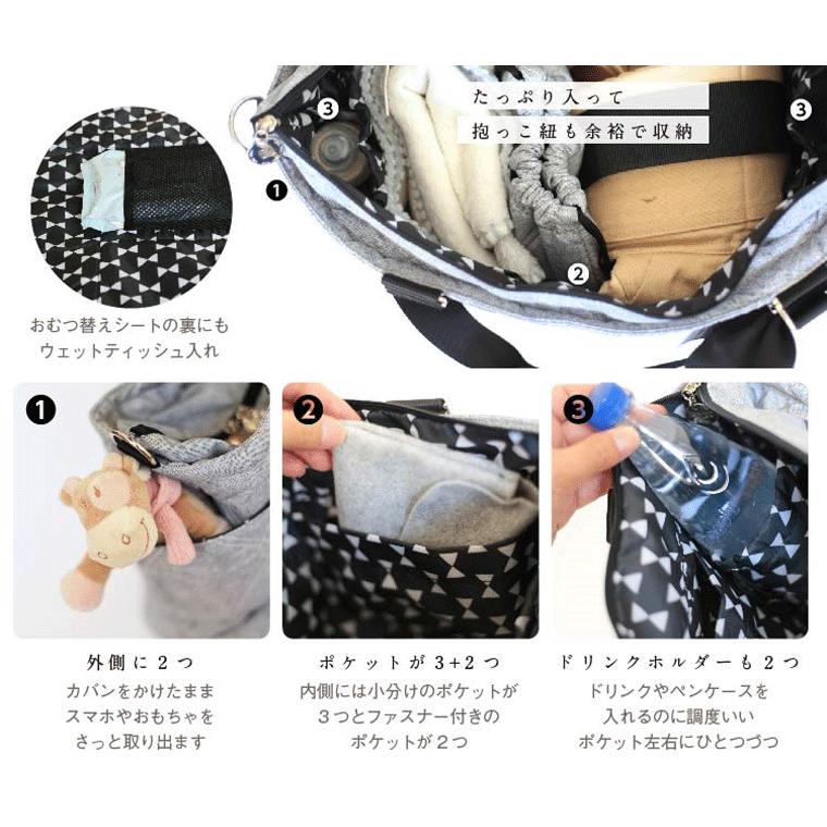 THEATHEA（ティアティア） マザーズバッグ SASHA ボーダー 軽量 2way