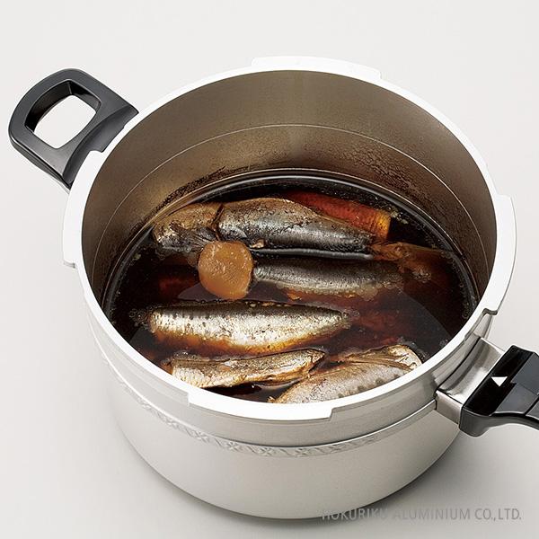 未使用品　北陸アルミニウム　圧力鍋4.5L 北陸アルミニウム リブロン圧力鍋 4.5L ガス用 : 釜や - 通販 - Yahoo