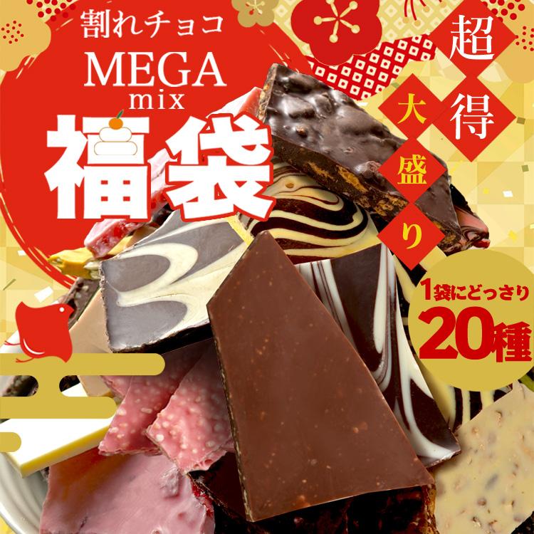 チュベ・ド・ショコラ 割れチョコ 新春メガミックス 600g 福袋 2026