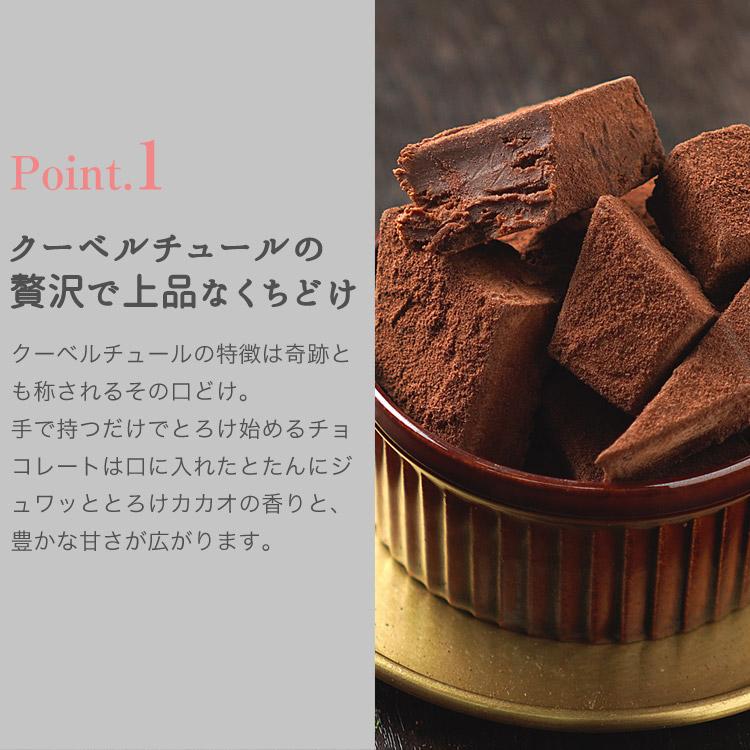 チョコレート 割れチョコ 徳用半生割れチョコ（500g）チュベ・ド・ショコラ 生チョコ｜kamachu-shop｜04