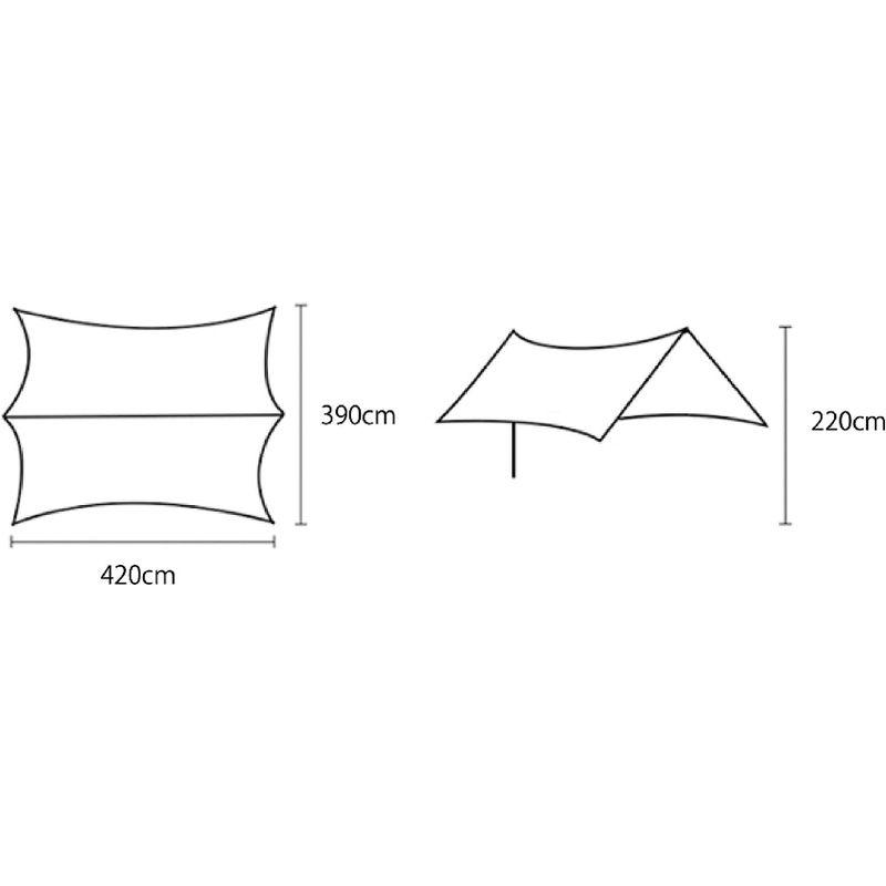 Smore(スモア) A-Base tent Tarp 420 ポリエステルタープ ヘキサタープ タープテント タープ テント ポリエステ 約 スモア Base tent Tarp ポリエステルタープ ヘキサタープ タープテント タープ テント ポリエステ サイズ 防水