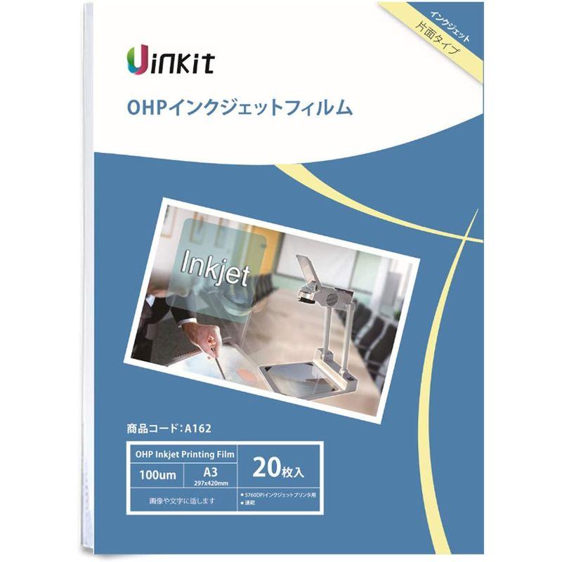 人気No.1A3 OHPフィルム インクジェット用 ノーカット 透明 コピー用 20枚 Uinkit プレゼンテーション用品 エーワン OHPフィルム 手書き用 ノーカット 20枚 27040