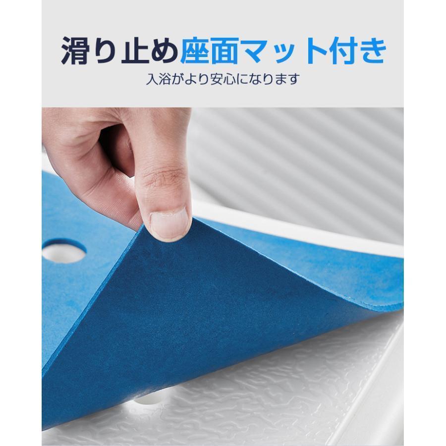 介護用 風呂椅子 シャワーチェアー バスチェア 高さ調節6段階 風呂いす 滑り止め 排水穴付き 高齢者 浴室いす 軽量 転倒防止 滑り止め 介護チェア 入浴補助｜kamakura5｜12