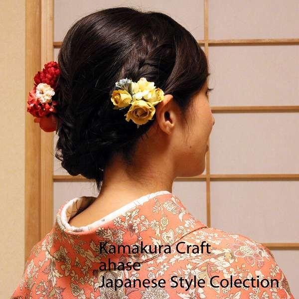 成人式 髪飾り 和装 振袖 袴 着物 前撮り 卒業式 ヘアクリップ 和服 結婚式 卒業式 卒園式 成人式 写真撮影 前撮り 白 ホワイト 紫 パープル ピンク Ahase Fuwari11 コサージュ 髪飾り の店 鎌倉工芸 通販 Yahoo ショッピング