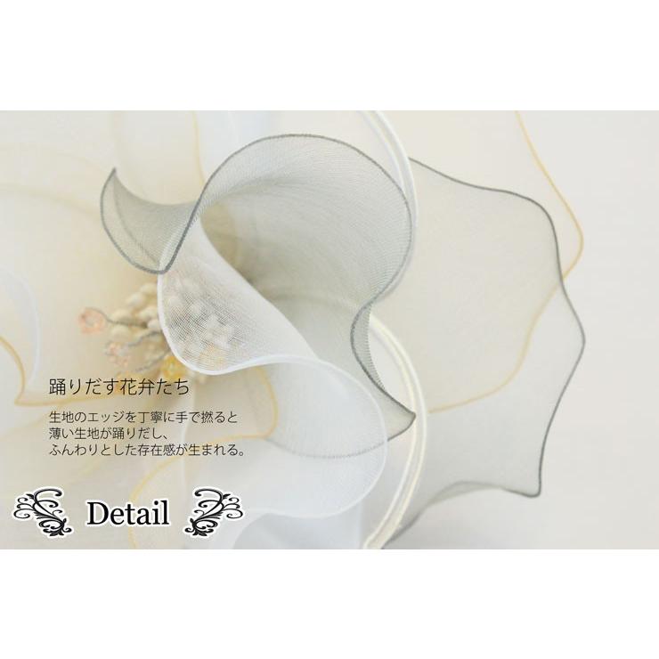 コサージュ ツイスト フラワー フォーマル 2色 2個 セット お買い得 お得 割引 結婚式 卒園式 卒業式 入園式 入学式 シンプル 高級 日本製 おしゃれ 人気の画像