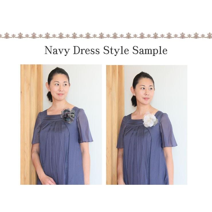コサージュ ツイスト フラワー フォーマル 2色 2個 セット お買い得 お得 割引 結婚式 卒園式 卒業式 入園式 入学式 シンプル 高級 日本製 おしゃれ 人気の画像