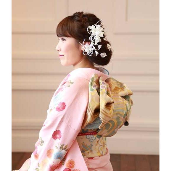 成人式 髪飾り 和装 振袖 袴 着物 前撮り 卒業式 日本製 かんざし簪 Uピン ヘアクリップ セット 赤 ピンク 白 ホワイト 揺れる 可愛い かわいい 5点セット Wa 4tegusu Set コサージュ 髪飾り の店 鎌倉工芸 通販 Yahoo ショッピング