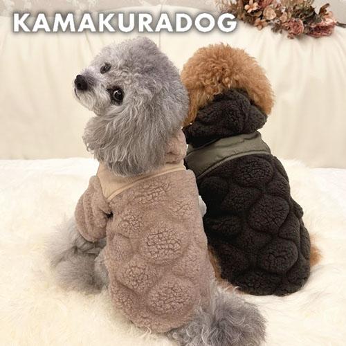 kamakuradog（鎌倉DOG） ジップアップボアジャケット 犬の服 : 鎌倉DOG