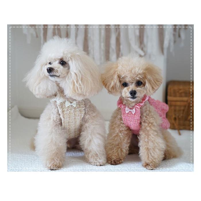 kamakuradog（鎌倉DOG） ツイードバルーンキャミ 犬の服 : 鎌倉DOG