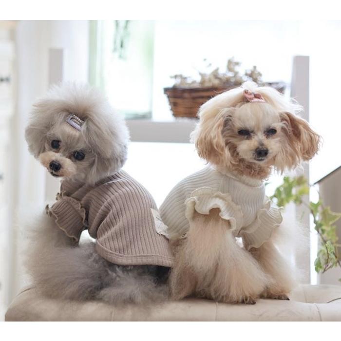 kamakuradog（鎌倉DOG） クラシカルフリルトップス 犬の服 : 鎌倉DOG