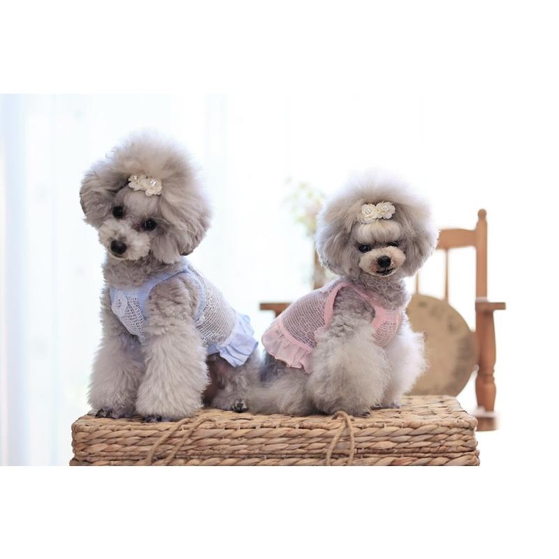kamakuradog（鎌倉DOG） メッシュフラワーショート丈キャミワンピ 犬服