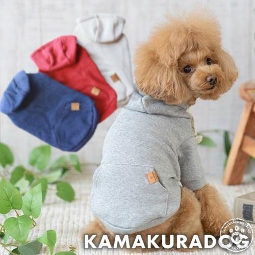 kamakuradog（鎌倉DOG） NEW裏起毛フードパーカー トイプードル 服