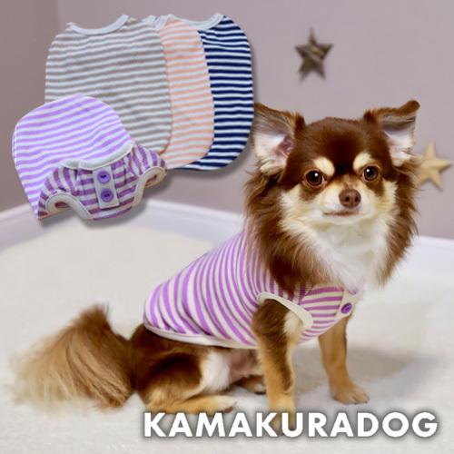 kamakuradog（鎌倉DOG） キャンディボーダータンク チワワ 服 : 鎌倉