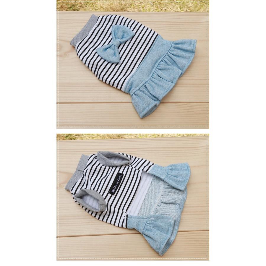 ドッグウェア 犬 服 リボンボーダーワンピース W240 鎌倉dog 通販 Yahoo ショッピング