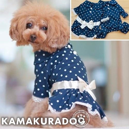 kamakuradog サテンリボンワンピース＆つなぎ 犬 服 : 鎌倉DOG Yahoo  