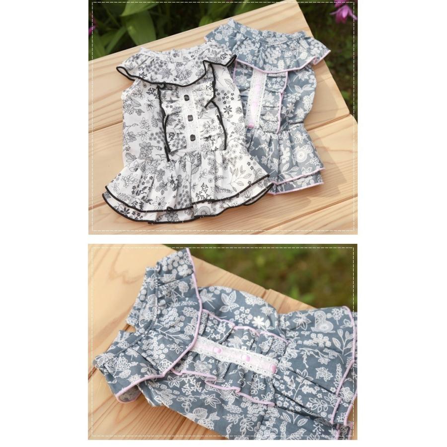 犬の服 涼花フリルワンピース W407 鎌倉dog 通販 Yahoo ショッピング