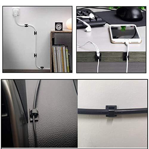 Adali ケーブルクリップ 配線止め コードクリップ ケーブルホルダー 収納 ケーブル固定具 テープ有り 車用 家庭用 事務室用 ブラック 30個 S 2107 Kaマート 通販 Yahoo ショッピング