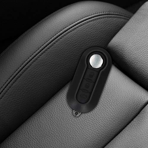 Kwmobile 車 カーキー スペア 対応 Fiat Lancia 3 ボタン 折りたたみ 車のキー ハード 保護 プロテクター ブランクキー 最も信頼できる