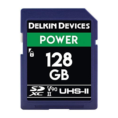 Delkin 128GB Power SDXC 2000X UHS-II (U3/V90) 300MB/s read SDカード DDSDG20001 プリペイドカード（コード販売）