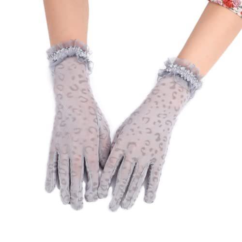 457円 完成品 Uv手袋 レディース ビョウ柄 おしゃれ グローブ Uvカット 薄い 通気性 透け感 紫外線対策 お出かけ 運転 結婚式 パーティー プレゼント 春夏