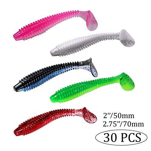 激安通販の 冷暖房器具 空調家電 Lttail001d 5cm C 30pcs Thkfish 30個釣り 餌の ルアーソフト ベイト5cm 7cm秋 の バス鯉アジング ワーム釣り の ルアートラウト青物ブラック バス ルアー Www Threeriversofs Com