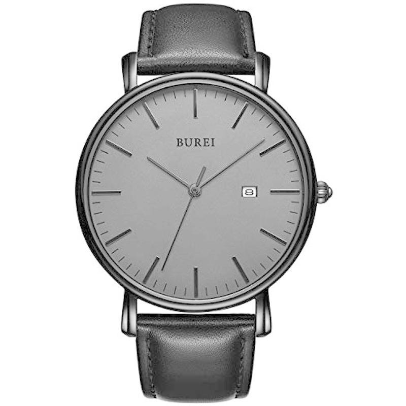 専門 販売 店 Burei 腕時計 メンズ シンプル おしゃれ 超薄型 軽量 アナログ腕時計 ビジネス 防水 革バンド ブランド クォーツ メンズ ブラック 人気の商品が勢揃い Shirleyryan Ca