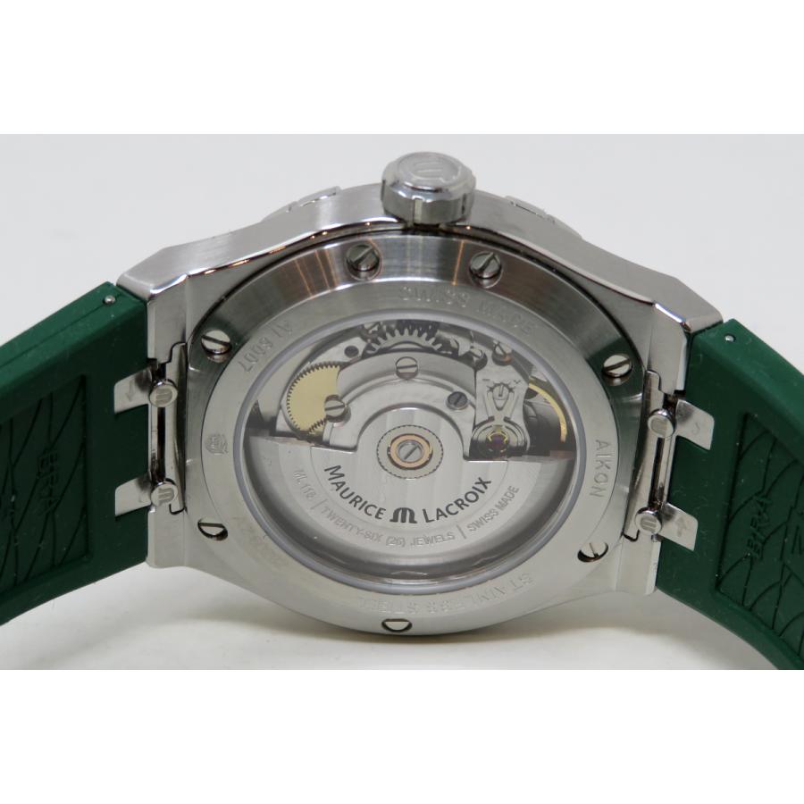 モーリスラクロア　アイコン　39mm グリーン モーリス・ラクロア】トレンドカラーのグリーン文字盤を採用し