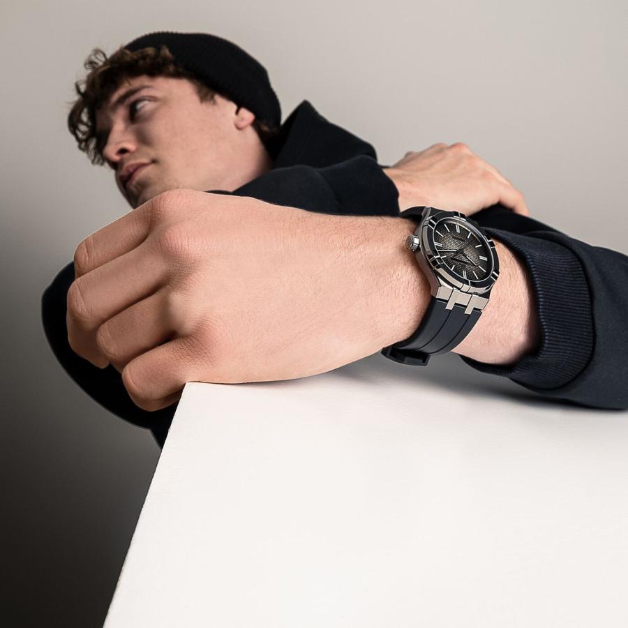 モーリスラクロア 替えバンド ラバーバンド AI6008 42mm用 モーリスラクロア 替えバンド ラバーバンド AI6008 42mm用