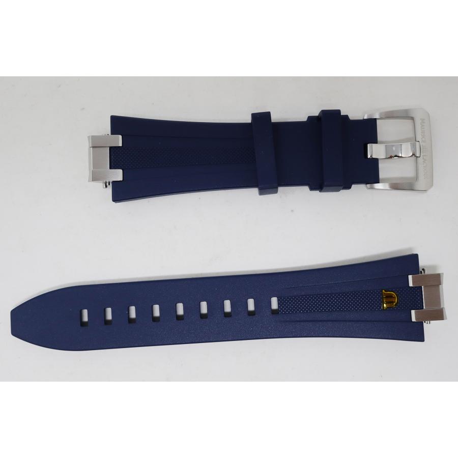 モーリスラクロア アイコン42mm用純正ラバーベルト【青】 モーリスラクロア アイコン42mm用純正ラバーベルト【青】 モーリス