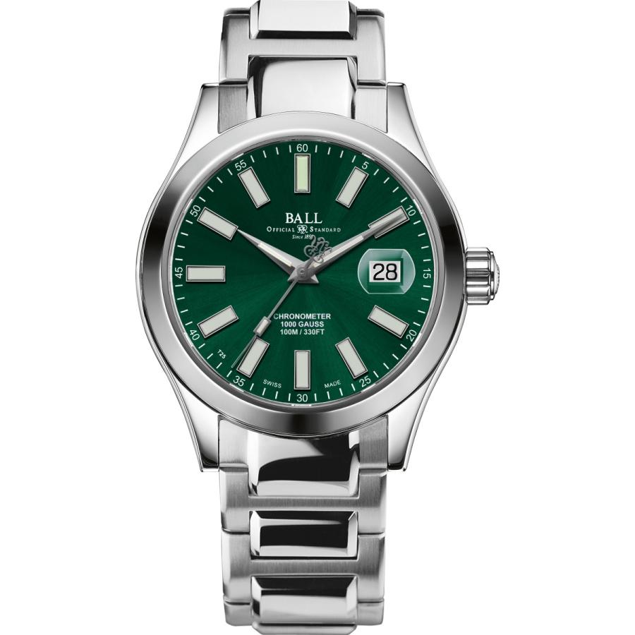 【正規品・メーカー保証付き】BALL WATCH マーベライト クロノメーター 緑文字盤 ステンレススティール (904L) Ref. NM9026C-S6CJ-GR | BALL Watch | 03